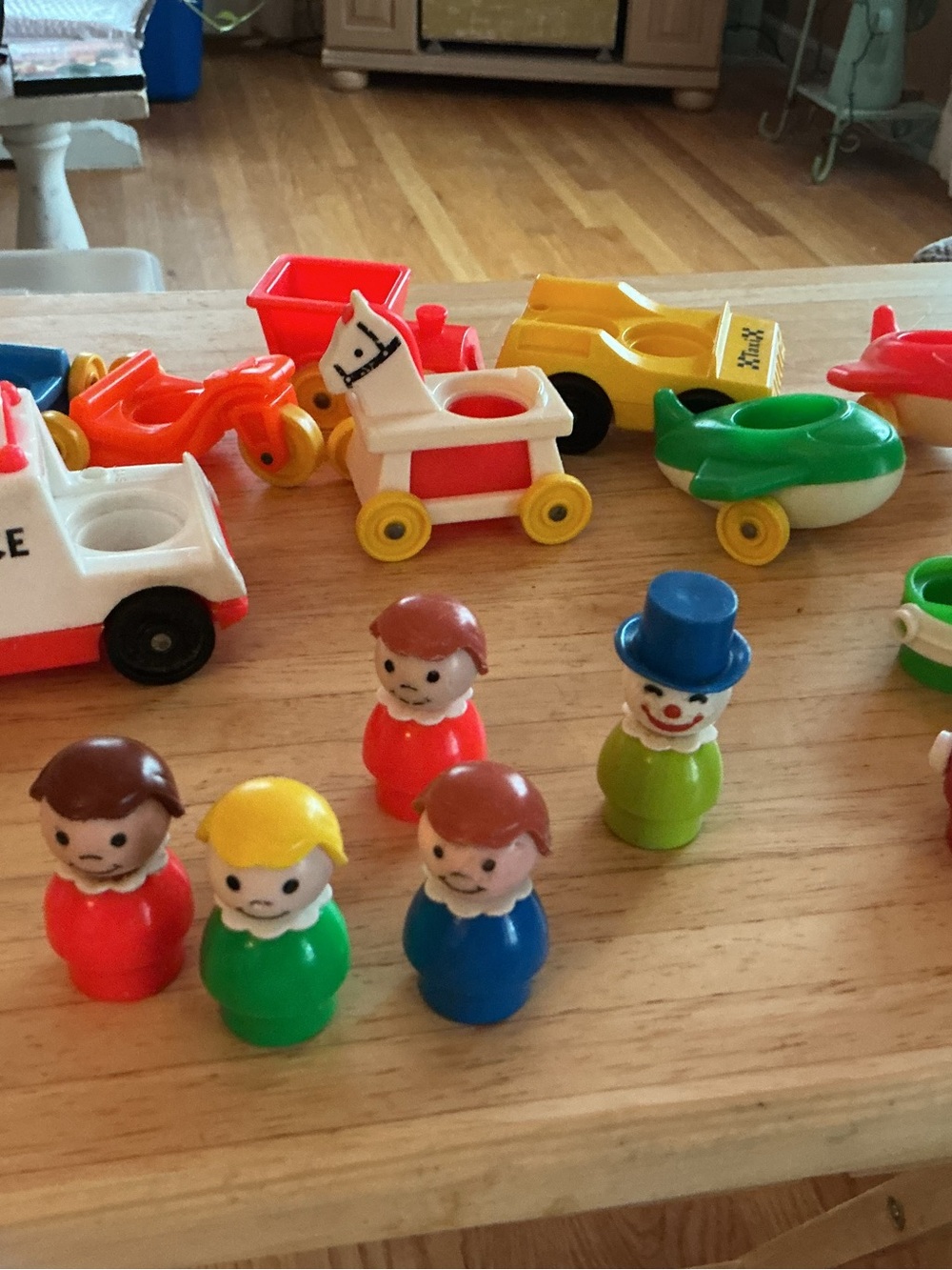 Little People and vehicles